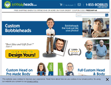 Tablet Screenshot of bobbleheads.com